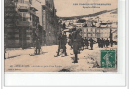 GERARDMER - Arrivée En Gare D'une équipe - SPORTS D'HIVER - Très Bon état - Gerardmer