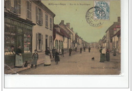 AILLY SUR NOYE - Rue De La République - état - Ailly Sur Noye