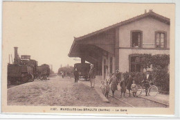 MAROLLES LES BAULTS : La Gare - Très Bon état - Other & Unclassified
