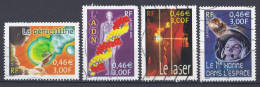 France  2000 - 2009  Y&T  N °  3422   3423   3424  Et  3425  Oblitérés - Usados