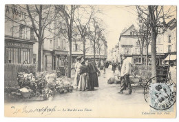 Cpa. 28 CHARTRES - Le Marché Aux Fleurs  1905   Ed. ND  N° 187 - Chartres