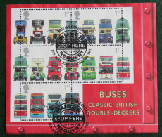 Anniversary Double-decker Bus Mi 1933-1937 Block 11 2001 Used Gebruikt Oblitere ENGLAND GRANDE-BRETAGNE GB GREAT BRITAIN - Used Stamps