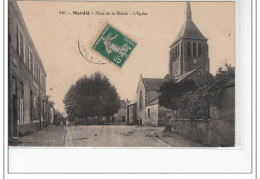 MARDIE - Place De La Mairie - L'église - Très Bon état - Other & Unclassified