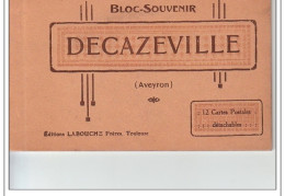 DECAZEVILLE - Bloc-Souvenir - 12 Cartes Postales Détachables - Très Bon état - Decazeville