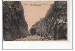 LHUIS - Passage Du Train Dans La Tranchée De La Roche-Gallu - Très Bon état - Non Classificati