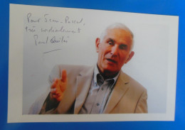 AUTOGRAPHE PAUL QUILES SUR CARTE SOUPLE - Politicians  & Military