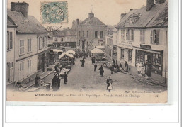 OISEMONT - Place De La République - Vue Du Marché De L'Etalage - Très Bon état - Oisemont