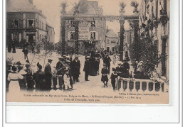 SAINT DENIS-D'ORQUES - Entrée Solennelle De Mgr De La Porte, évêque Du Mans 1914 - Arc De Triomphe - Très Bon état - Sonstige & Ohne Zuordnung