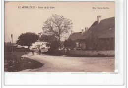 BEAUDRIERES - Route De La Gare - Très Bon état - Other & Unclassified