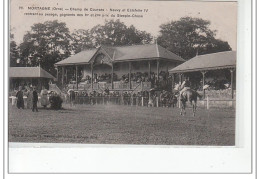 MORTAGNE - Champ De Courses - Neuvy Et Estafette IV Rentrant Au Pesage Du Steeple Chase - Très Bon état - Mortagne Au Perche