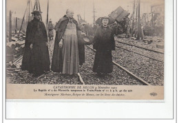 MELUN - Catastrophe De Melun Le 4 Novembre 1913 - Mgr Marbeau, évêque De Meaux Sur Les Lieux Du Sinistre - Très Bon état - Melun