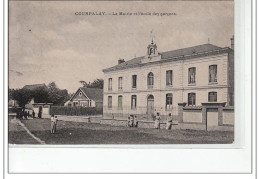 COURPALAY - La Mairie Et L'école Des Garçons - Très Bon état - Autres & Non Classés