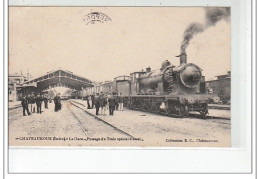 CHATEAUROUX - La Gare - Passage Du Train Spécial D'essai - Très Bon état - Chateauroux