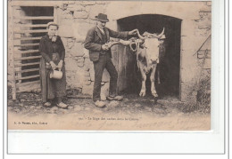 TYPES CREUSOIS - Le Liage Des Vaches Dans La Creuse - Très Bon état - Other & Unclassified