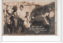 ARLES - CARTE PHOTO - 1930 - La Reine Vient à La Course De La """"Cocarde D'Or"""" - Très Bon état - Arles