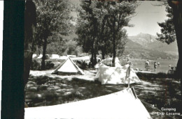 10547135 Locarno TI Locarno Lido Campingplatz X 1956  - Autres & Non Classés