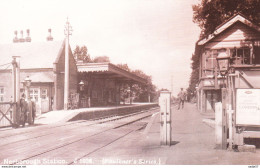 Narborough & Pentney Station Ca. 1930 HERUITGAVE - Bahnhöfe Ohne Züge