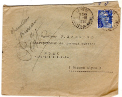 1951  CAD PERLE De LA MEDE 13  Envoyée à VOLX - Storia Postale