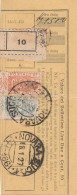 E 370 Novara Succ. 1 Frazionario 41-166 Del 1927 - Storia Postale