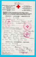 BELGIUM Red Cross Form 1942 Schaerbeek To London Marine Belge - England - Briefe U. Dokumente