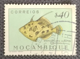 MOZPO0361UE - Fishes - $40 Used Stamp - Mozambique - 1951 - Mozambique