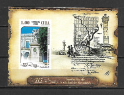 Cuba 2008 Buildings - The 350th Anniversary Of The City Of Matanzas MS MNH - Ungebraucht