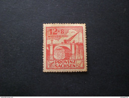 GERMANY ALLEMAGNE DEUTSCHLAND SACHENS SASSONIA OCCUPAZIONE SOVIETICA 1946 RICOSTRUZIONE MNH - Mint