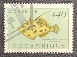 MOZPO0361UI - Fishes - $40 Used Stamp - Mozambique - 1951 - Mozambique