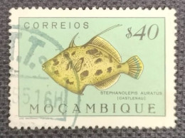 MOZPO0361UJ - Fishes - $40 Used Stamp - Mozambique - 1951 - Mozambique