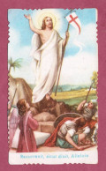 Santini, Holy Card- Resurrexit , Sicut Dixit, Alleluia- Con Approvazione Ecclesiastica- Dim. 96x 56mm - Devotieprenten