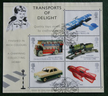 Classic Transport Toys Dinky (Mi 2152-2156 Block 16 2003 Used Gebruikt Oblitere ENGLAND GRANDE-BRETAGNE GB GREAT BRITAIN - Hojas Bloque