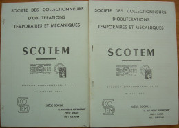 REVUE SCOTEM Année 1983 Complète (n° 13 Et 14) - Frans (vanaf 1941)