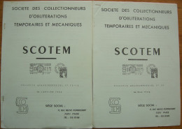 REVUE SCOTEM Année 1984 (n° 15-16 Et 17) - Frans (vanaf 1941)