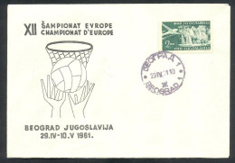 .Yugoslavia, 1961-04-29, Serbia, Beograd, Basketball, European Championship, Special  Cover+ - Other & Unclassified