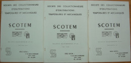 REVUE SCOTEM Année 1985 Complète (n° 19 à 21) - Francés (desde 1941)