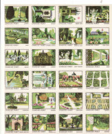 Czech Republic, 24 Matchbox Labels, Castle Parks- Slavkov Veltrusy Konopište Dečín Kromeríž Bučovice Libochovice Holešov - Zündholzschachteletiketten