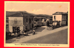 ITALIA - Abruzzo - Cartolina Viaggiata 1955 - Bellante Ripattoni Stazione (Teramo) - Veduta Panoramica Del G. Sasso - Otros & Sin Clasificación