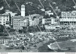 Bz39  Cartolina Recco Spiaggia Provincia Di Genova Liguria - Genova (Genoa)