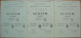 REVUE SCOTEM Année 1993 Complète (n° 43 à 45) - Frans (vanaf 1941)