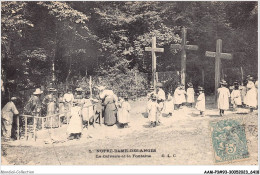 AAMP3-93-0210 - NOTRE-DAME-DES-ANGES - Le Calvaire Et La Fontaine  - Autres & Non Classés