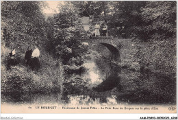 AAMP2-93-0145 - LE BOURGET - Pensionnat De Jeunes-filles - Le Petit Pont De Briques Sur La Piece D'eau - Le Bourget