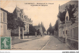 AAMP8-93-0677 - LE RAINCY - Boulevard De L'ouest Et Entrée De L'hopital - Le Raincy