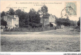 AAMP4-93-0320 - GARGAN - LIVRY - Angle Des Avenues Rougemont Et Montesquieu - Livry Gargan