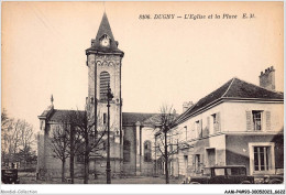 AAMP4-93-0312 - DUGNY - L'eglise Et La Place - Dugny