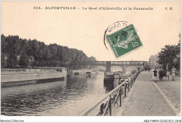 ABBP4-94-0321 - ALFORTVILLE - Le Quai D'ALFORTVILLE Et La Passerelle - Alfortville