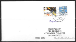 1994 Paquebot Cover, Denmark Stamps Mailed In Brunsbuttel, Germany - Lettres & Documents