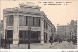ABBP8-94-0722 - VINCENNES - Avenue Du Chateau Et L'hotel Des Postes - Vincennes