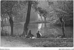 ABBP4-94-0362 - La Marne Pittoresque - Etang De VILLE-EVRARD - Un Repas Sur L'herbe - Other & Unclassified