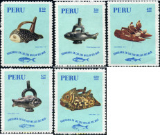 144064 MNH PERU 1971 PESCA. SOBERANIA EN LAS 200 MILLAS DEL MAR - Perú