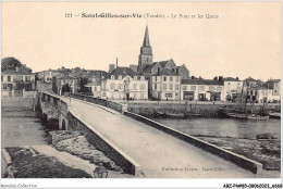 ABZP4-85-0281 - SAINT GILLES CROIX DE VIE - Le Pont Et Les Quais - Saint Gilles Croix De Vie